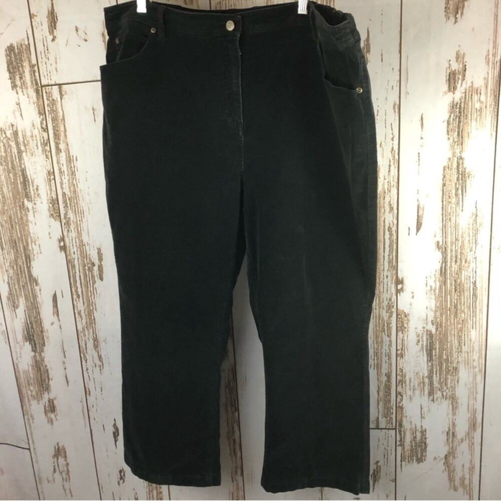 Denim & Co. Velvet Pants, Size 2X. In excellent condition!